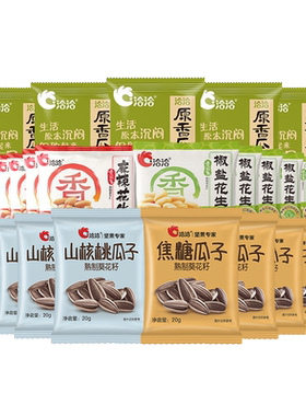 洽洽瓜子花生组合共28袋474g休闲零食炒货唠嗑茶点KJ