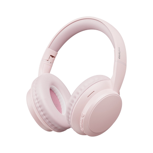 粉色 蓝牙耳机米色 联想TH11头戴式