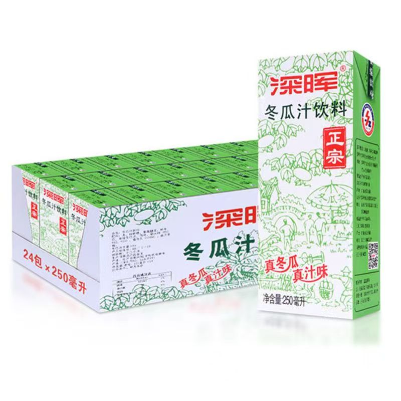 深晖冬瓜茶饮料盒装饮料250ml*6盒芒果汁夏季老牌冬瓜凉茶饮料-CL,咖啡/麦片/冲饮,果味/风味/果汁饮料,淘宝优惠券,粉丝福利购,淘宝优惠卷