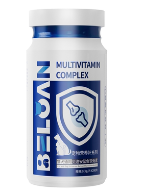 【品牌折扣】贝洛安鲨鱼软骨素猫狗用0.3g*200片健骨关节养护钙片