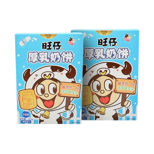 【清仓直播】旺仔牛奶饼(牛奶味) 19g*5 多规格 多口味