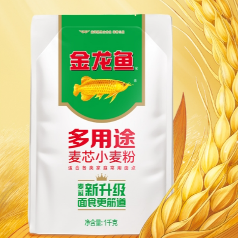 金龙鱼麦芯小麦粉 1kg*1袋 原味【dt】