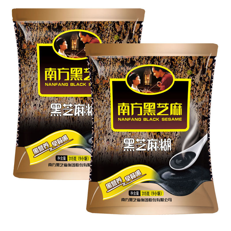 南方黑芝麻 原味黑芝麻糊 315g*2袋 黑色谷物经典润养怎么看?