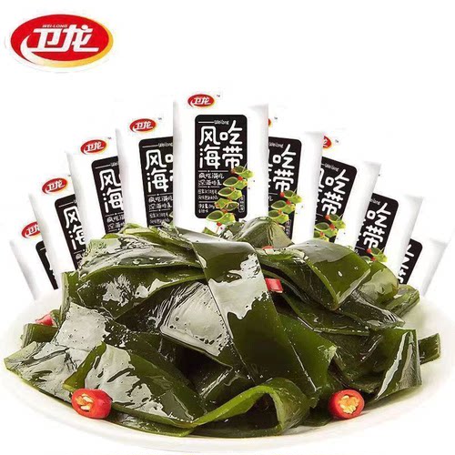 卫龙海带小零食风吃海带 【约9g*13包】-XT