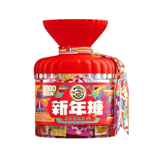 徐福记新年糖桶装 420g混合口味新年糖果酥心糖多口味送礼小零食KJ