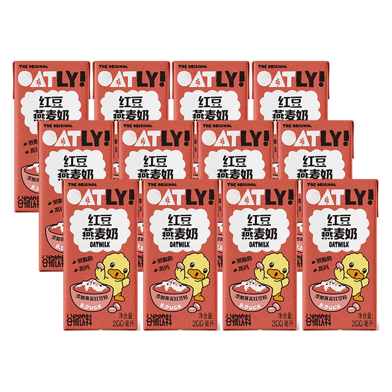【清仓直播】OATLY香蕉燕麦奶 200ml*12多口味