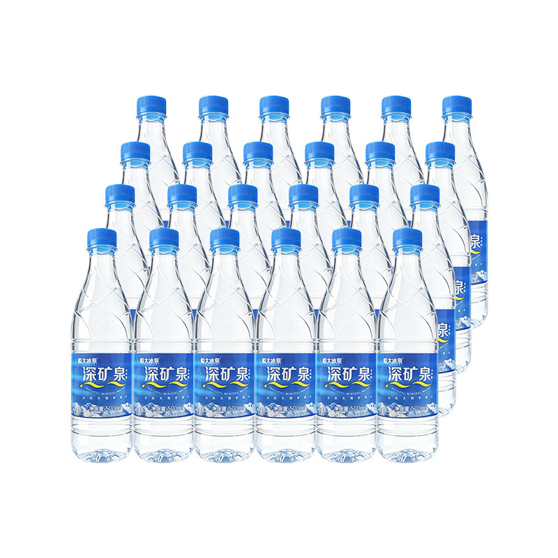 【江浙沪皖包邮】恒大冰泉天然深矿泉水500ml*24瓶饮用水泡茶rx图片