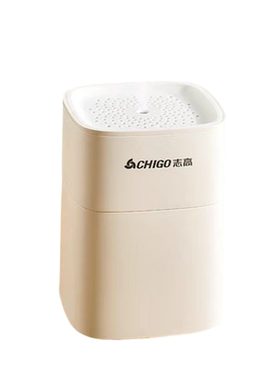 志高 夜灯大容量加湿器 430ml无夜灯 白色 【fd】