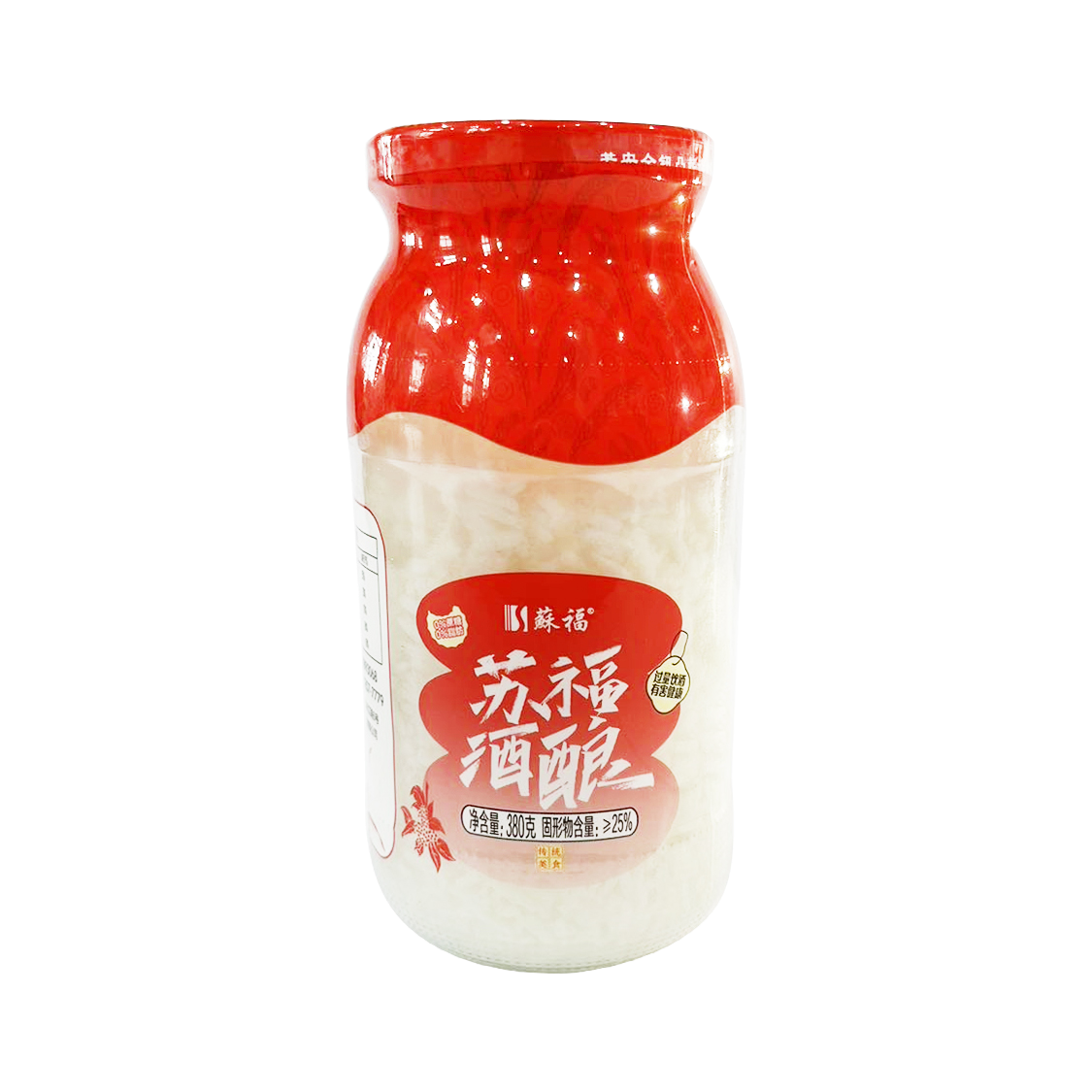 【清仓直播】苏福醪糟甜酒酿米酒瓶装0蔗糖0脂肪 380g*1瓶 多规格