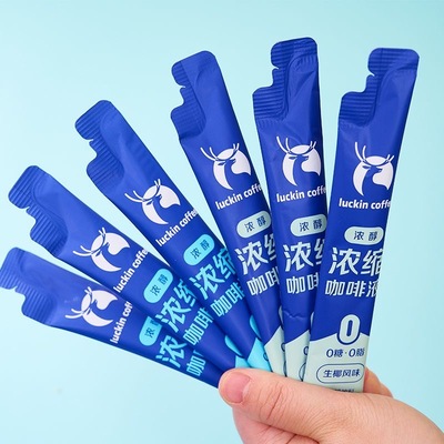 瑞幸咖啡浓缩醇香咖啡液意式黑咖生椰风味每条15ml多规格提神即溶