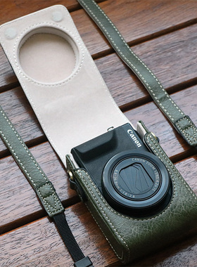 适用于佳能G7X3相机包索尼ZV1 RX100M5相机套m6黑卡7理光GR3X皮套