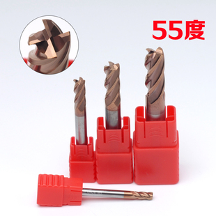 58度4刃圆鼻钨钢合金立铣刀涂层牛鼻刀12345681012R0.10.20.3123