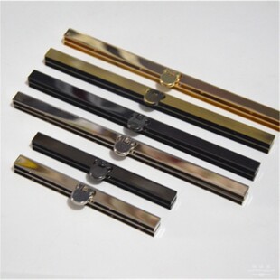 11.4cm|19cm一字型边条口金材料包配件无孔螺丝孔钱包口金 配螺丝