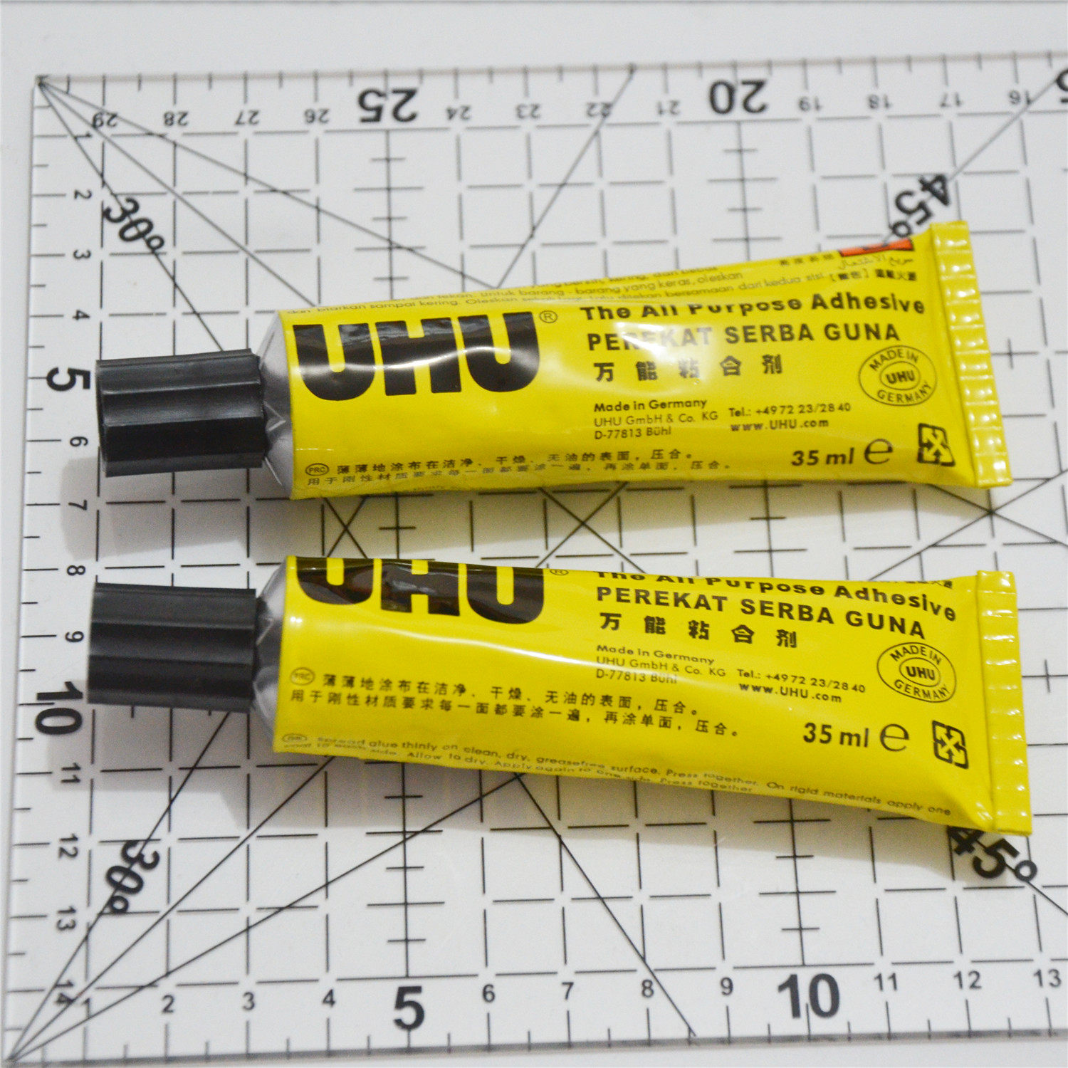 UHU胶水 口金专用 强力胶水 布用软胶 手工diy模型胶水 35ml