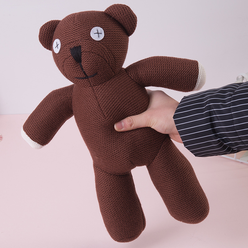 会说话的小熊憨豆先生玩具泰迪熊公仔情侣娃娃可录音憨豆男女礼物