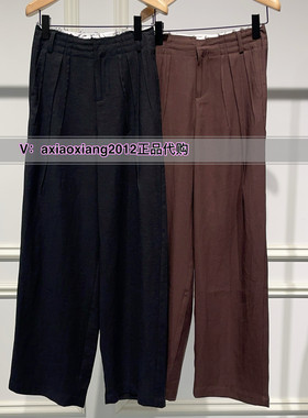 ME FOREVER真我永恒2025夏亚麻直筒裤2525C15121吊899