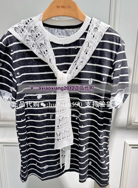 ME FOREVER真我永恒2025夏季条纹T恤25529B22922吊699