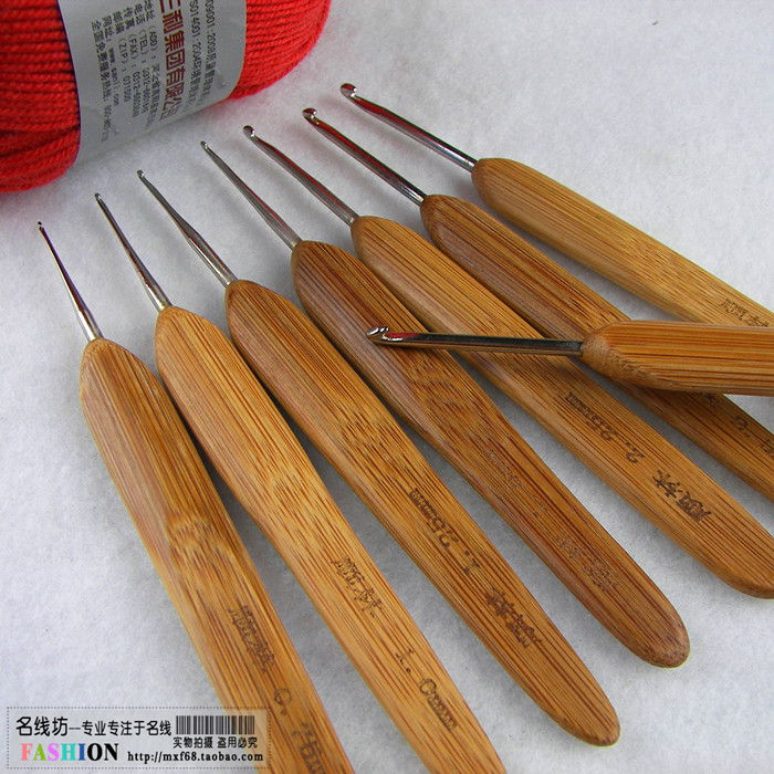 顺林牌碳化钩针套装手工编织