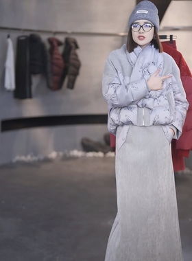 【清风淡雅】SHYNESS SPACE高定雪尼尔显瘦半裙25TL4309