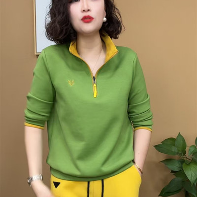 春装薄款长袖空气棉女装打底衫