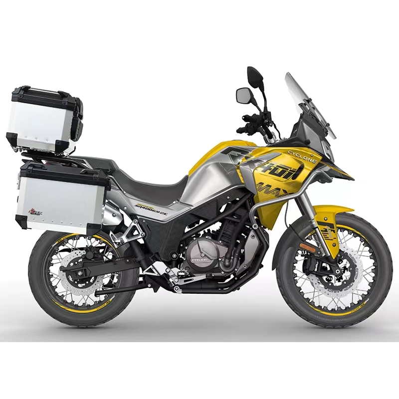 全新宗申赛科龙rx401拉力车双杠水冷发动机休旅车带三箱摩托车