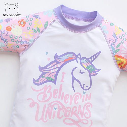 女童泳衣中大童夏季10岁女孩儿童游泳衣2022新款少女防晒分体泳装