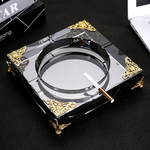 烟灰缸创意时尚家用大号奢华客厅办公室KTV个性潮流定制烟缸