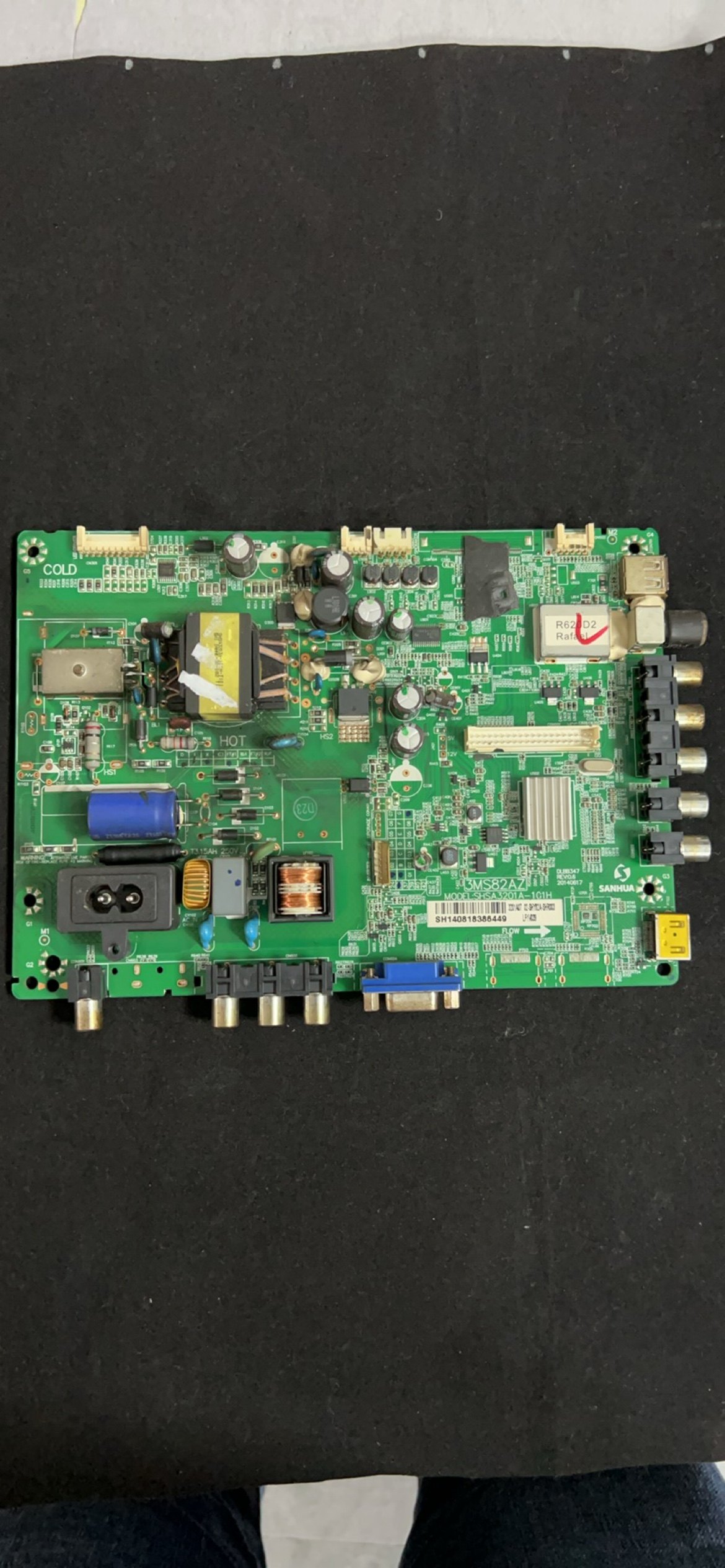 原装乐华32L20 主板SHSA3201A-101H  屏LVW320CSDX E12 V1测好