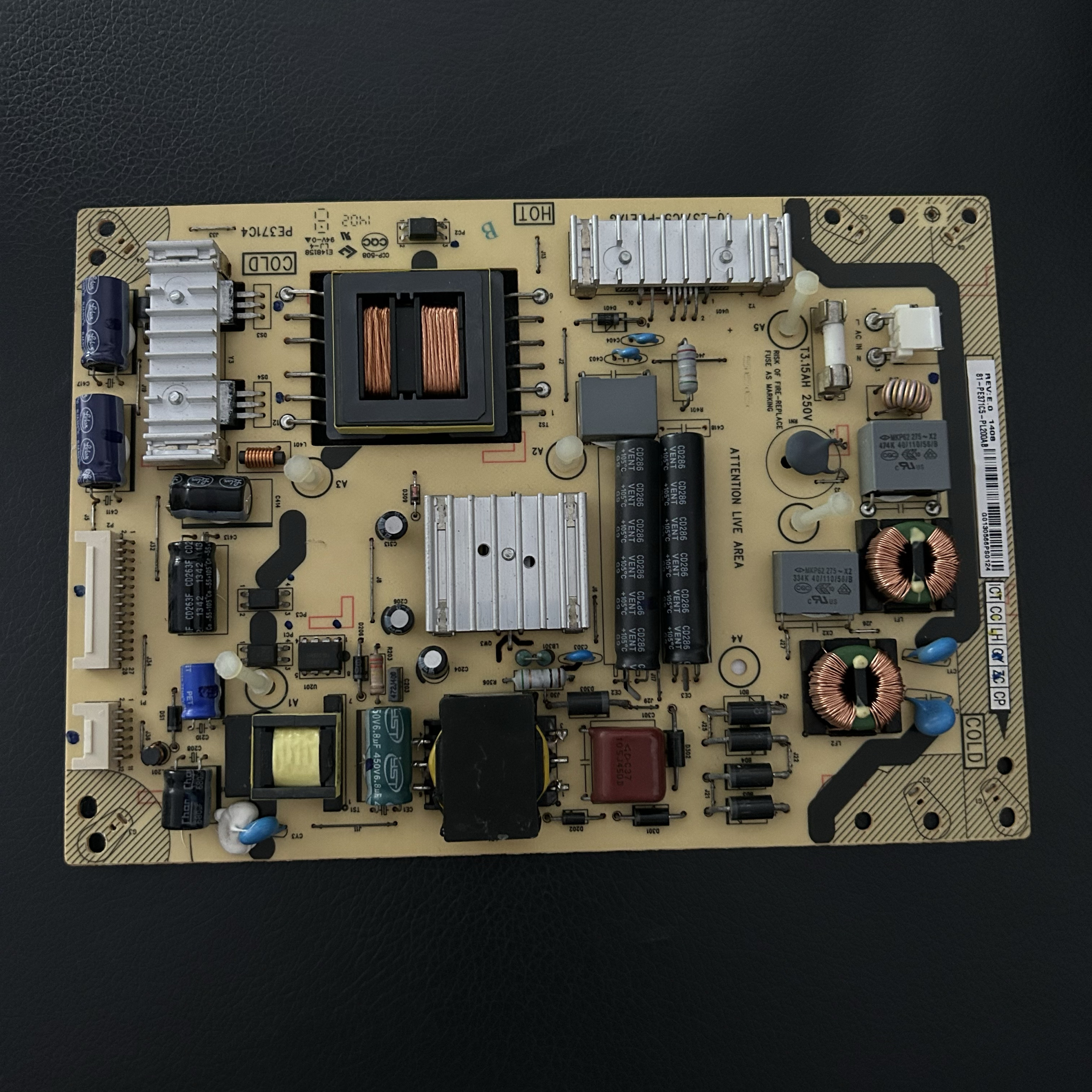 TCL原装L46/42E5300D L43F3390A-3DL39F332电源板 40-E371C4/5-P