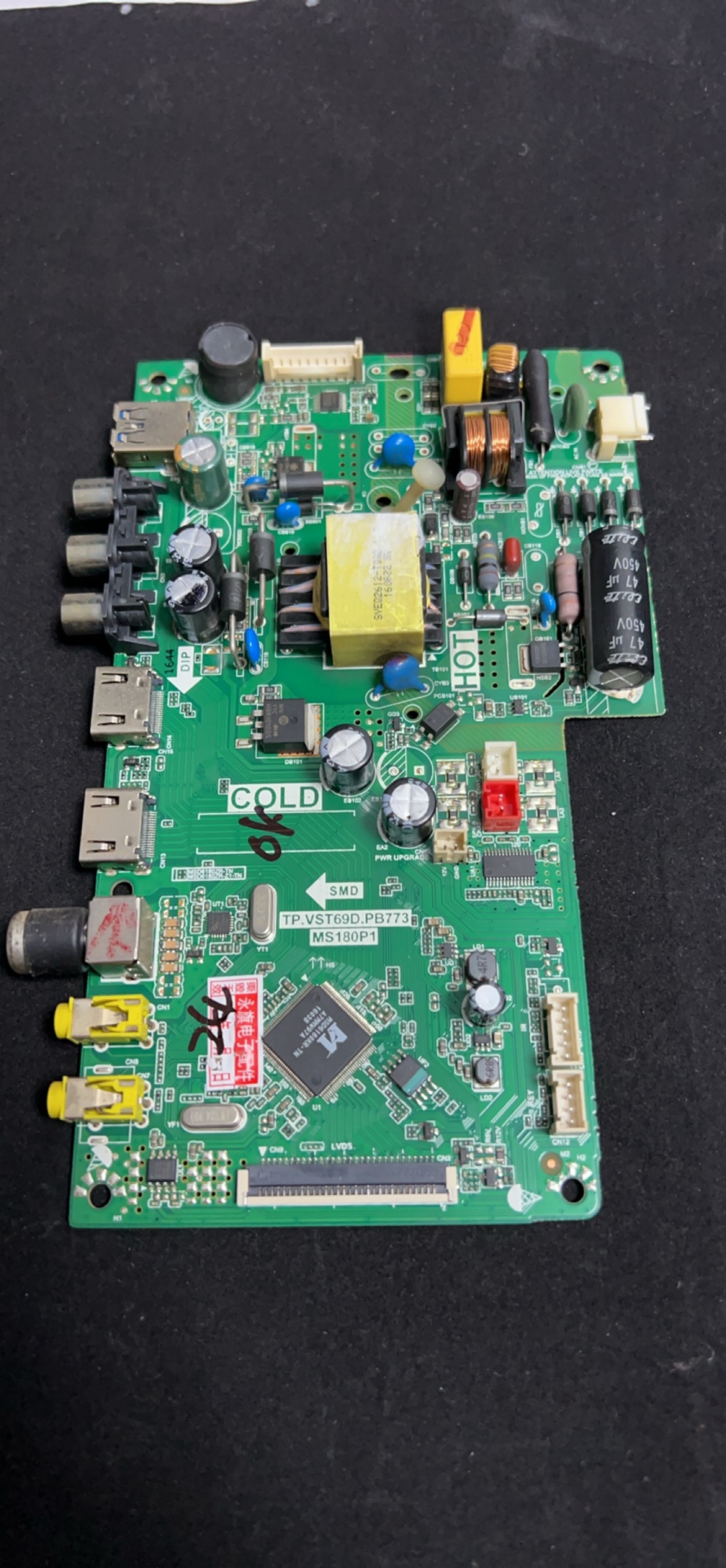 原装TCL LE32D99 L32F3303B L32F1680B主板TP.VST69D.PB773测好