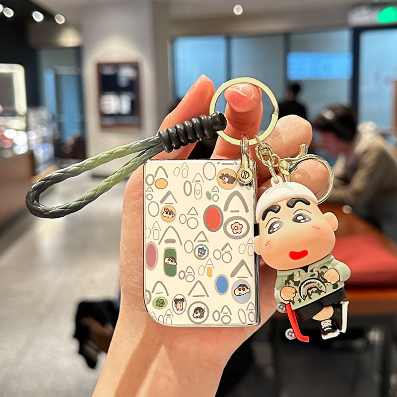 适用领克03钥匙套蜡笔小新06全包08/01壳07扣09emp精美/TPU保护壳