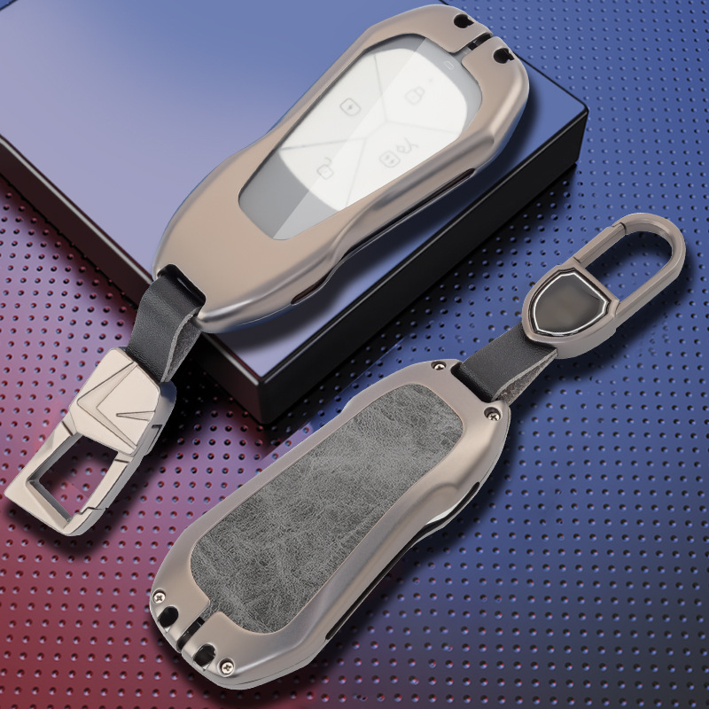 适用小鹏p7汽车钥匙套2022新款p5保护壳G3全包扣g3i专用男女改装