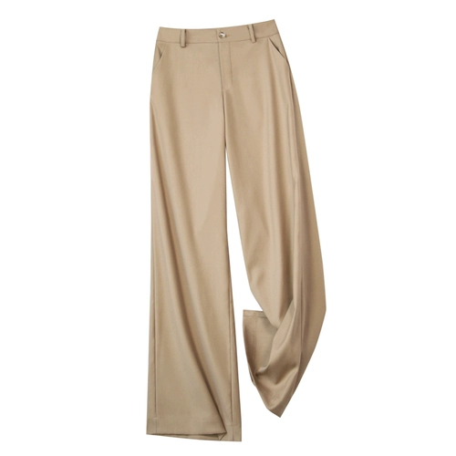 Демисезонные штаны, леггинсы, костюм для отдыха, средняя посадка, свободный прямой крой