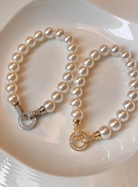 珍珠手链女款2024年新款轻奢小众
