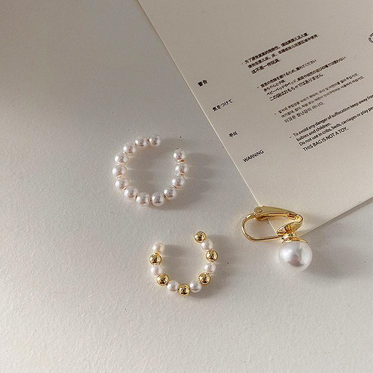 三件套珍珠耳夹无耳洞少女心ins耳环超仙耳骨夹女宫廷风复古耳扣,饰品/流行首饰/时尚饰品新,耳环,淘宝优惠券,粉丝福利购,淘宝优惠卷