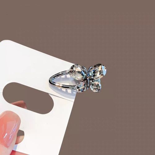 小巧时尚闪亮水钻侧边懒人鸭嘴夹精致新款气质花朵刘海碎发夹边夹