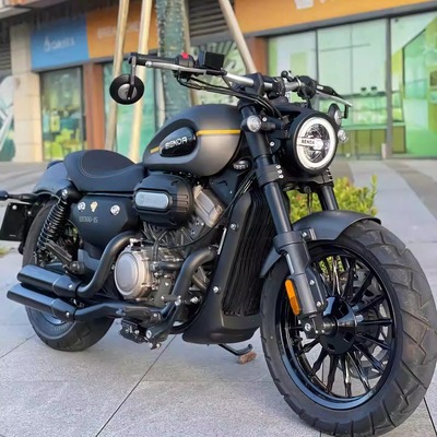 冷重机二手摩托进口复古巡航奔达