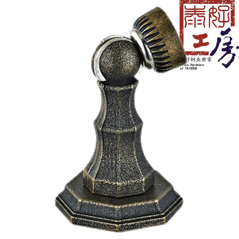 泰好工房泰好铜锁仿古做旧纯铜强磁门吸墙吸地吸全铜门碰TH-HD317