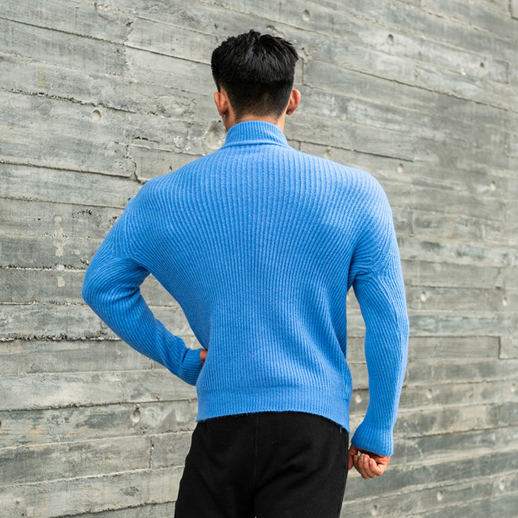 BERSERK 가을 겨울 신작 남성 트렌디 캐주얼 패션 스포츠 하프 터틀넥 스웨터 스웨터