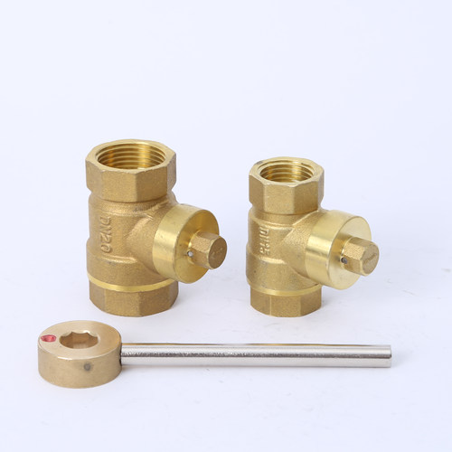 自来水进峰磁点表前阀八角形阀门