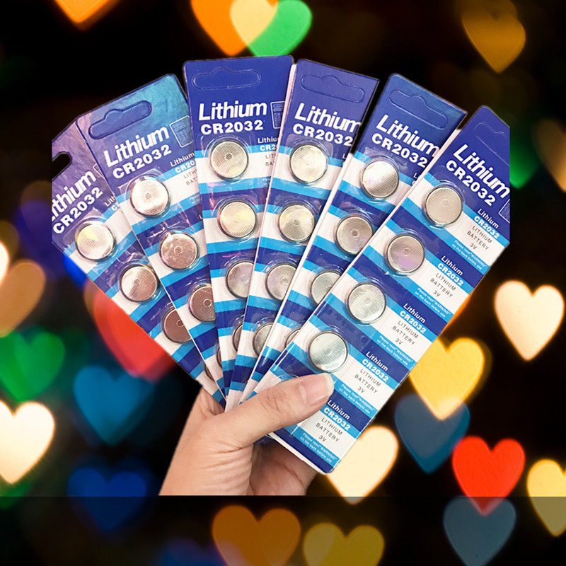 铜线灯 纽扣电池 5个一套 CR2032