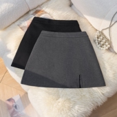 小心机辣妹侧开叉西装 半身裙女2025春夏高腰a字包臀裙显瘦短裙子