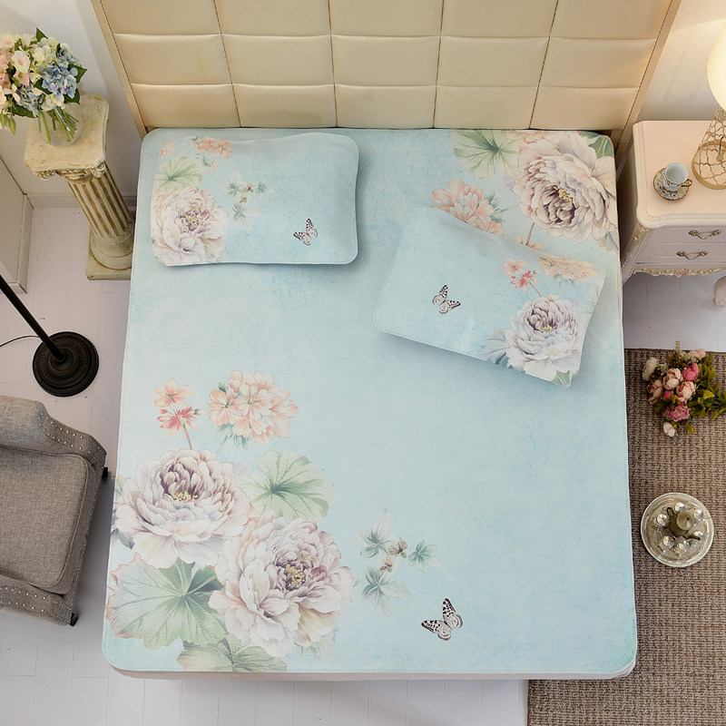 新山峡彩绘牛皮席真皮头层牛皮凉席席子水牛皮软席床垫夏季三件套