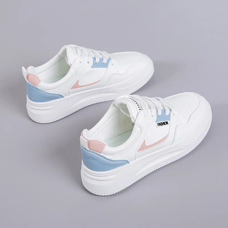 小白鞋女2025新款春季女鞋厚底百搭运动休闲板鞋子ins潮爆款跑步