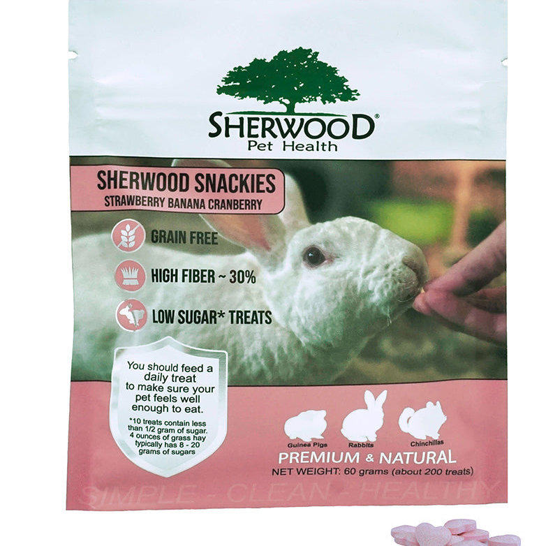 美国原装sherwood小动物进口零食兔子豚鼠龙猫美味营养补充奖励
