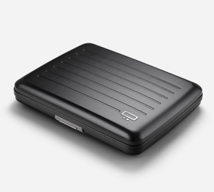 欧夹OGON法国进口铝合金信用卡盒防水金属钱包防消磁盗刷时尚 礼物