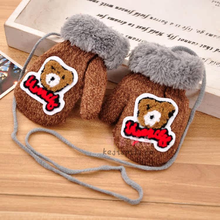 Gants pour enfants en de laine - Ref 2146999 Image 4