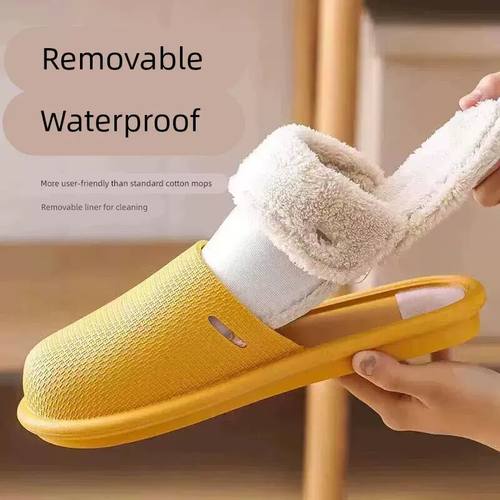 可拆卸拖鞋内胆冬季洞洞鞋可清洗棉卸情侣替换通用鞋套内芯男士