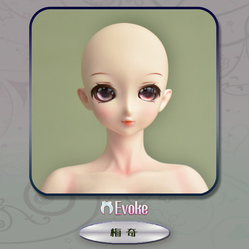 EvokeDollbjd娃娃硅胶头