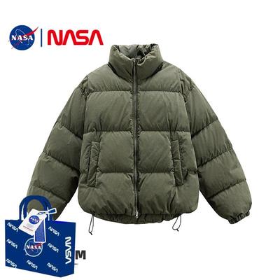 NASA联名小香风羽绒服女款